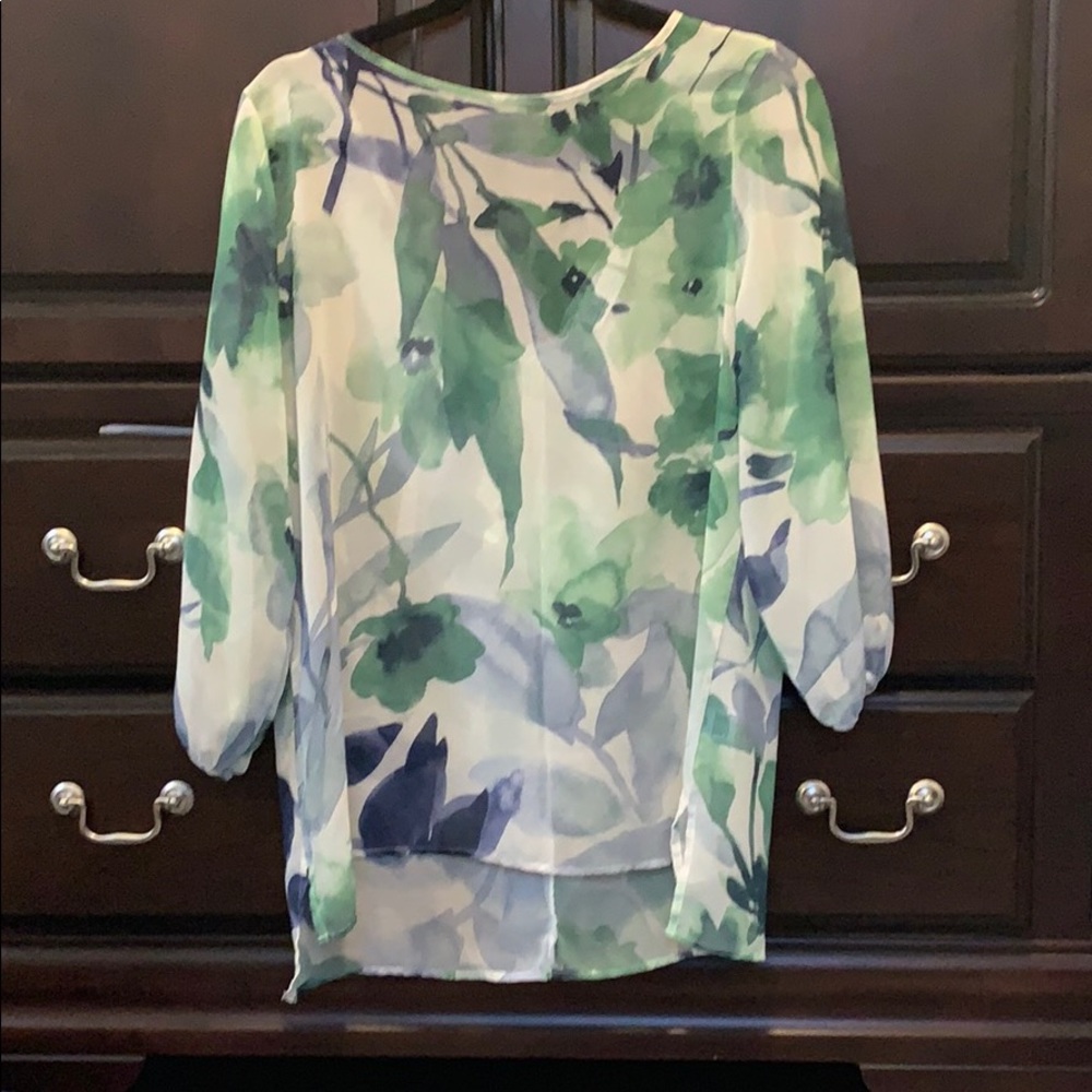 Sheer dress top